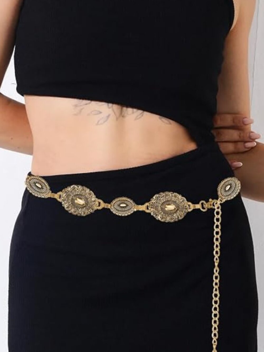 🔥𝗦𝗔𝗟𝗘 — 𝗟𝗜𝗠𝗜𝗧𝗘𝗗 𝗧𝗜𝗠𝗘! Vintage Western Concho Belt for Women 🤠